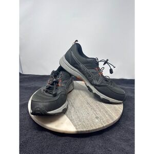 ASICS Gel Venture 8 Men's Trail Running Shoes Black Orange Waterproof Size 10